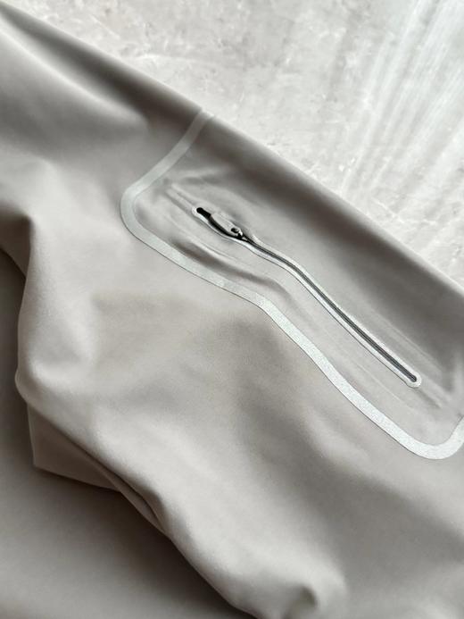 F030468春日常通勤户外休闲衣吸湿排汗男士弹力半拉链长袖T恤 商品图13