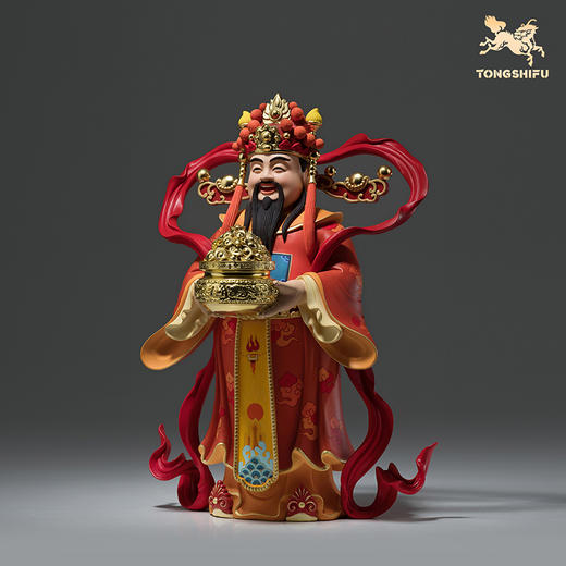 铜师傅《财到我家》财神爷铜摆件 家居工艺品 新年开业礼物 商品图4