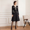 IWY/高级感黑色西装连衣裙女2026新款气质V领小香风显瘦西装裙WQ107 商品缩略图3