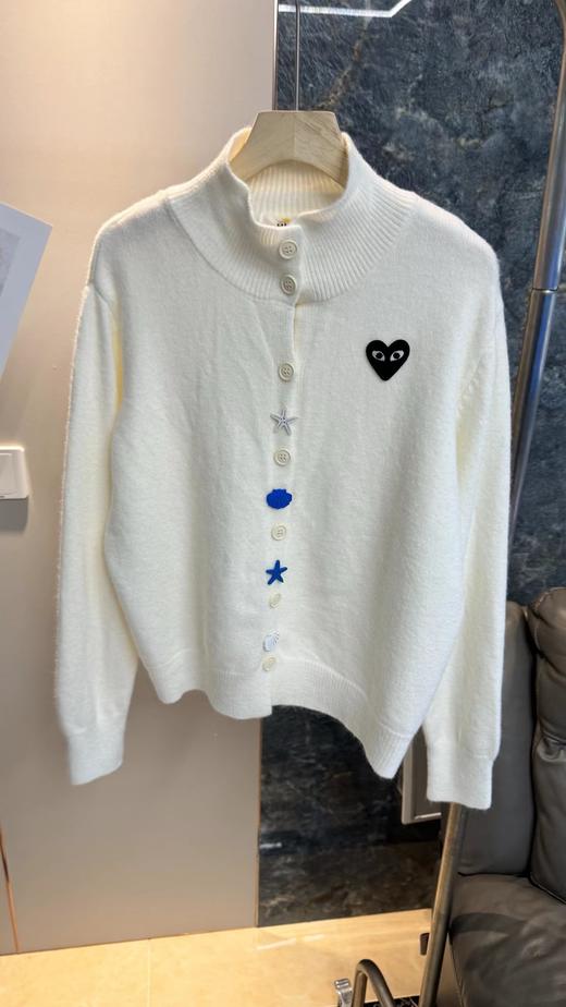 F030495简约版型半高领设计防风保暖慵懒随性日常风半高领针织开衫 商品图13