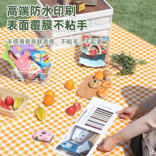 【速抢❗️9.9秒杀🔥小提包野餐垫】出游常备，亲肤柔软，可折叠收纳！野外露营户外野炊垫防水加厚手提式户外防潮垫春游沙滩垫 商品图2