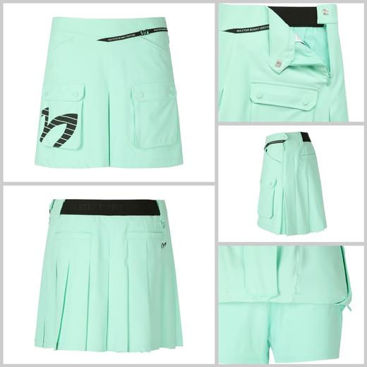 兔耳朵🐰家春夏新款女士大口袋款短裙来了！阔腿裙裤的设计是今年特别流行的裙型，特别显腿长也非常显瘦👍特殊定制面料，挺实有质感，🙏新颖又腰带撞色设计，上身太飒了，非常修饰腰部线条！ 商品图5