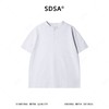 SDSA男装2026新款日系复古亨利领上衣重磅插肩明线宽松短袖休闲衫 商品缩略图0