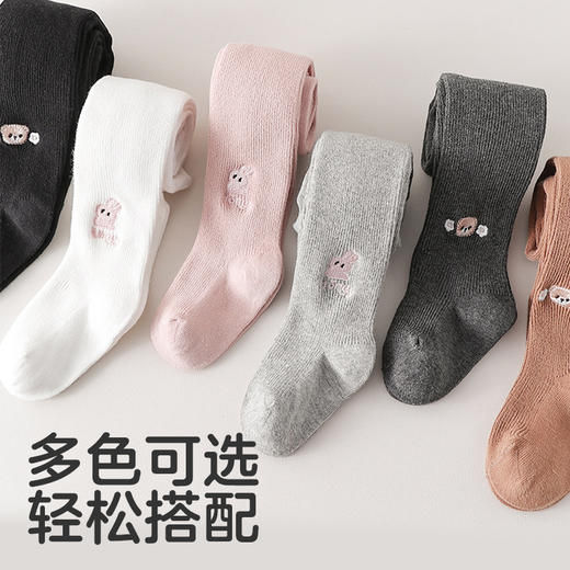 可优比儿童打底袜春秋宝宝袜子婴儿裤袜女童连裤袜 商品图1