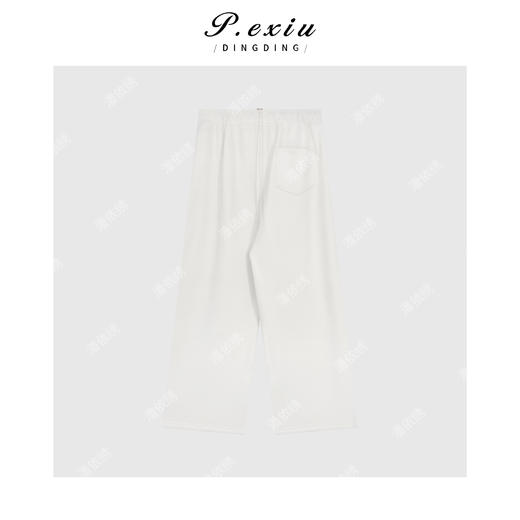 03-2潘依绣丁丁宠粉韩系抽绳松紧腰阔腿卫裤休闲裤Q2125 商品图1