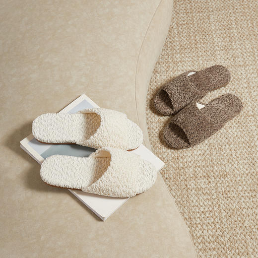 朴西焕云摇粒绒高级感拖鞋女春夏防滑静音四季拖居家 商品图5