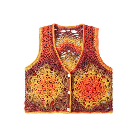 苏苏姐家露丽开衫手工diy钩针编织马甲上衣毛线团材料包 商品图4