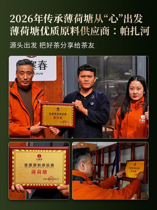 3月5日中午12点【薄荷塘高杆】2026年春茶预售重磅升级为高杆产品未被矮化的稀缺产品，树高全部超10米，薄荷塘二类高杆，媲美I类品质100克/饼 5饼/提 商品图2