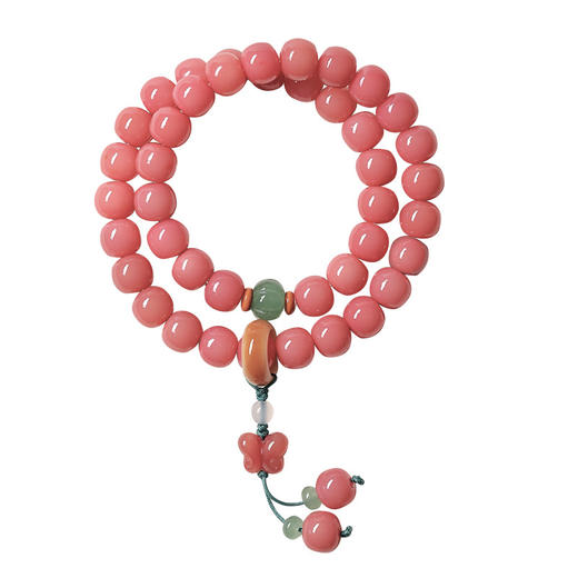 【寓意极好的菩提根手串 四季破晓双圈手串】显白百搭 叠戴层次感 印尼进口菩提根 手工精磨 高油高密 精修孔道 赠收纳袋 商品图11