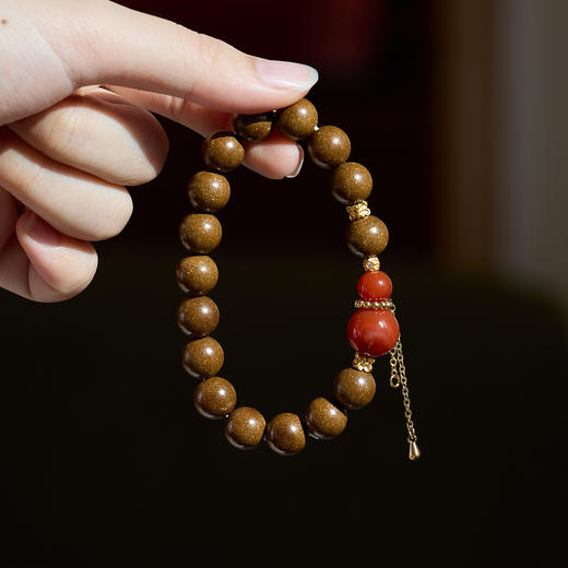 【葫芦·鹅梨帐中香葫芦手串】敦煌福泽古法合香珠手链串珠女轻奢高级感中草药材国风文玩手串手饰 商品图0