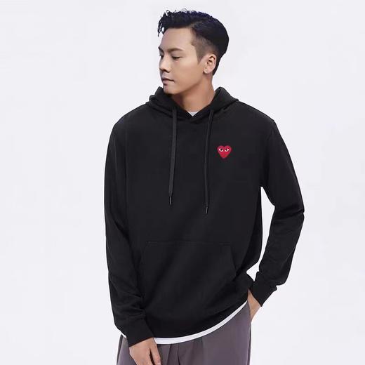 F030492春款纯色基础简约百搭潮流精品针织毛圈连帽卫衣 商品图2