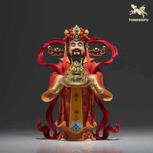 铜师傅《财到我家》财神爷铜摆件 家居工艺品 新年开业礼物 商品图2