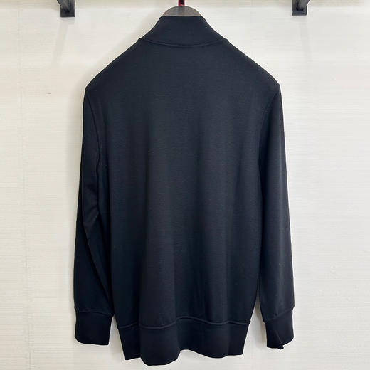 KITON 男士字母徽贴片长袖外套 黑色 UMM069004009 商品图1