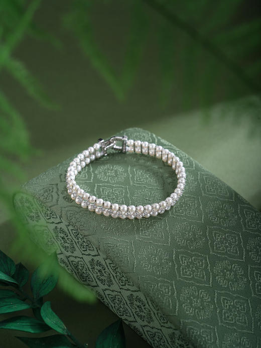 子佩集【一生所爱】珍珠惜王妃手链【QJSL008】双排2602 商品图4