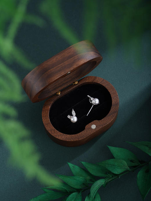 子佩集【垂耳萌兔】银S925珍珠惜王妃耳钉【QJED003】双色兔子2602 商品图5