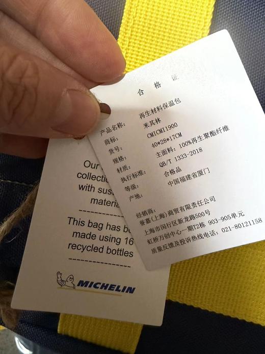 F0304109新款撞色织袋大容量耐脏米奇双肩包再生材料保温包 商品图14