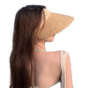 法国设计师联名款]拉菲草空顶帽女防紫外线太阳帽子 商品缩略图4