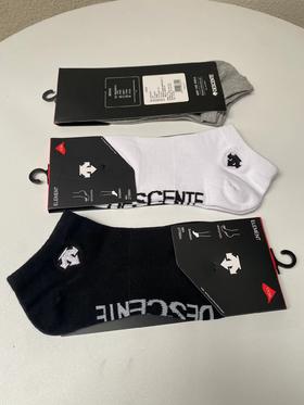 F0304110一组3双刺绣透气抗起球不易变形夏款男士船袜