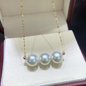 9.5-10mm平衡木akoya项链