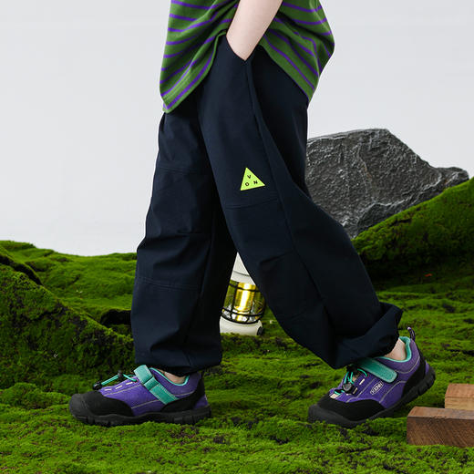 【Vonbonkids  山系户外双线格锦纶防泼水经典款拼接长裤K07X26027款】🔥春季新款双线格锦纶防泼水拼接长裤，娃放肆撒欢完全不怕脏湿💦  商品图8