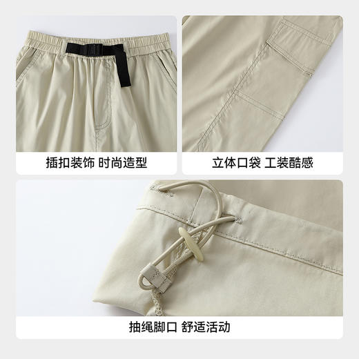 【实体店同款】男童全腰梭织单裤夏季新款安奈儿童装AB626041 商品图4