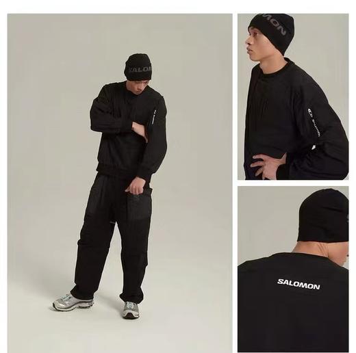 F0304104男款春夏休闲透气潮流圆领百搭宽松版型藏肉显腿长卫衣 商品图7