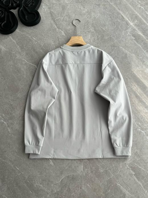 男士无缝长袖套头上衣】宽松版型 商品图3