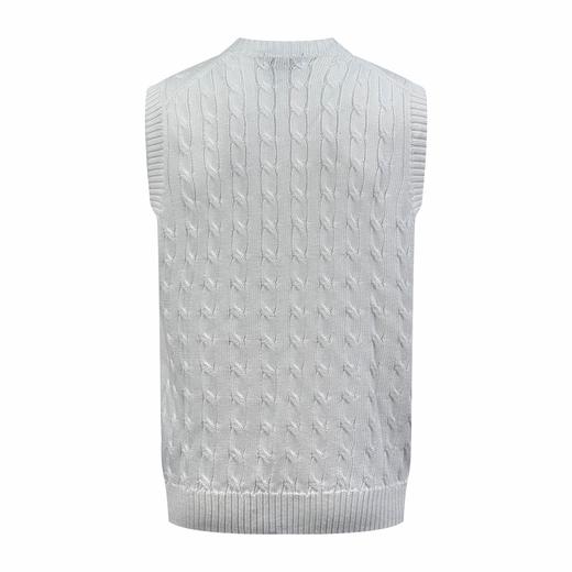 中性款绞花针织衫背心马甲ba 商品图1