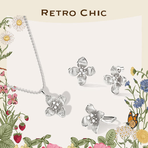 Garden of Eden 伊甸园系列 | 金丝四瓣花三件套 商品图8