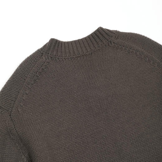 ROMI STUDIO“优雅过冬” 绵羊毛混纺腔调穿搭V领针织毛衣 23AWM318 商品图6