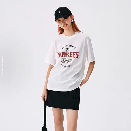 F030433字母印花款新品时尚复古圆领亲肤透气男女同款套头短袖T恤 商品图14