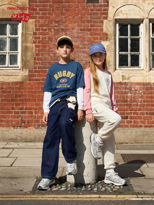 二店y 【2605】潮酷美式假两件 NB长袖T恤 商品图0