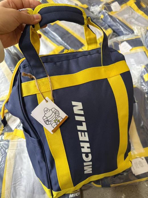 F0304109新款撞色织袋大容量耐脏米奇双肩包再生材料保温包 商品图1