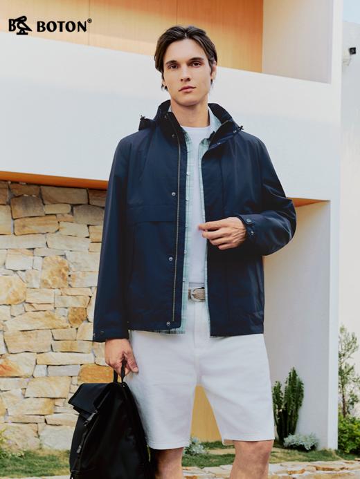波顿男士春秋季连帽夹克｜通勤休闲两相宜，有型有款从容出行MJ060126 商品图1