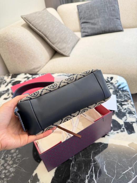 F030454实用日常有质感加宽肩带老花单肩腋下盒子包 商品图7