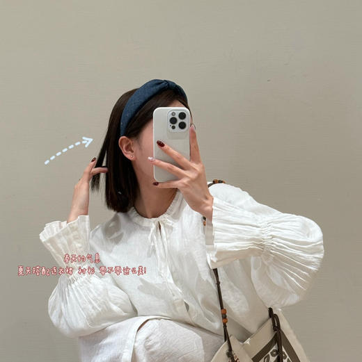 巴黎亚历山大经典牛仔发箍发饰头箍0304 商品图2