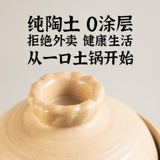 种花家手作复古家用酒店耐热陶土炖菜炖肉熬煲汤煮粥养生土砂锅 商品图2
