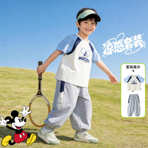 迪士尼超能玩家男童上衣长裤子短袖套装ZD2FT014 商品图6