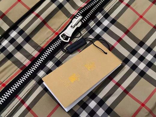 F030481新款休闲百搭宽松格子双面连帽夹克外套 商品图3