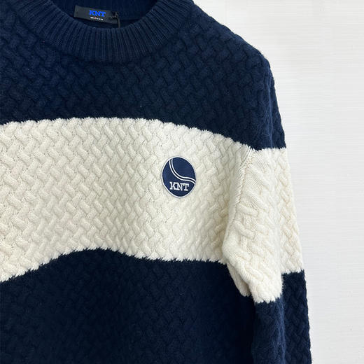 KITON 男士徽标贴片长袖针织衫 混色 UMM071201002 商品图2