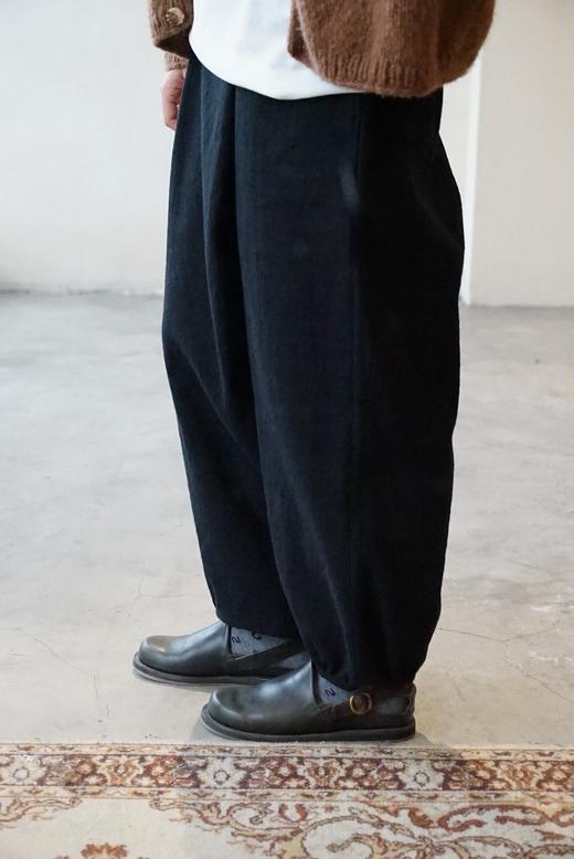 SUSURI 黑色阔腿休闲裤 商品图1