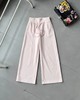 F030465新款休闲运动腰部抽绳设计瑜伽裤便捷百搭中腰阔腿卫裤 商品缩略图2