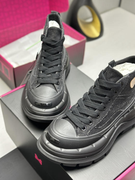 春季特惠💰450 新款厚底高帮 # SMILEREPUBLIC 厚底帆布鞋系列 商品图4