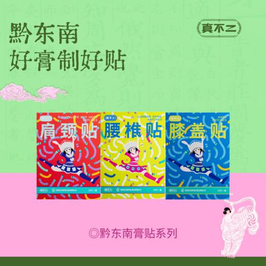 【真不二】黔东南腰椎颈椎膝盖贴腰椎疼痛专用贴艾草贴发热膏贴腰椎贴 商品图0
