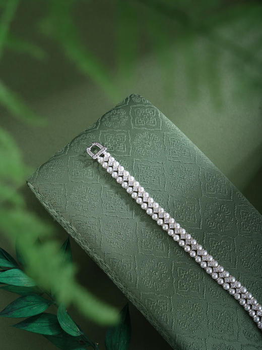 子佩集【一生所爱】珍珠惜王妃手链【QJSL008】双排2602 商品图5