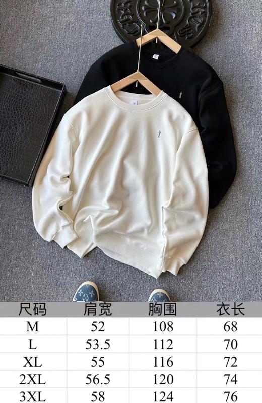 F030434新品超柔博奥绒亲肤舒适百搭时尚宽松日常加绒卫衣 商品图8