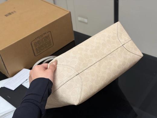 F030408新款吸扣老花单肩手提单面city托特包logo购物袋tote包 商品图8