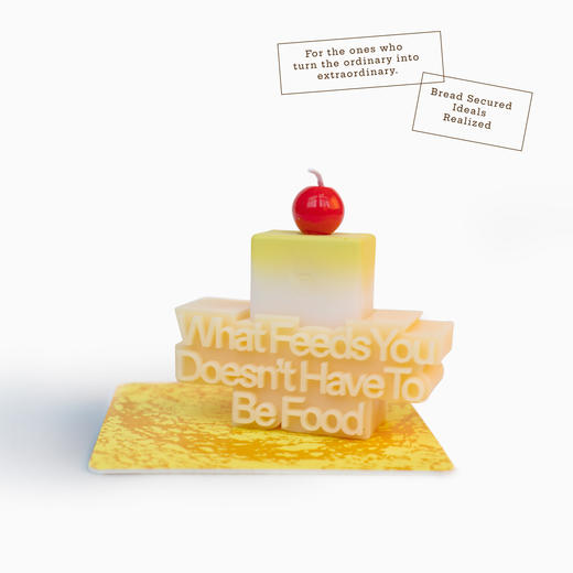 樱桃糖霜黄油面包｜设计师原创产品｜家居创意摆件 商品图2