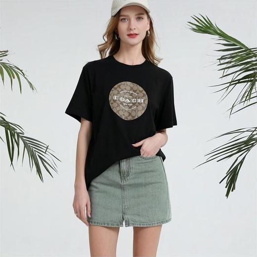 初夏必备 低至一折【COACH/蔻驰  男女款短袖】经典款式 花小钱购质量 商品图6