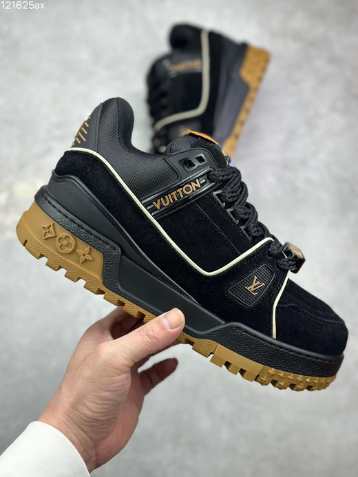 春季特惠💰650 LV 公司级 # 驴牌 Trainer Maxi 胖丁低帮休闲板鞋 商品图3